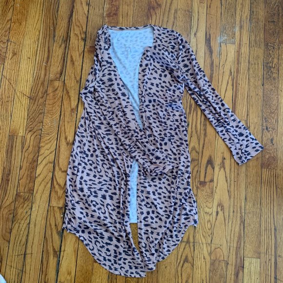 Leopard Print Spring Cardigan - Picture 6 of 10